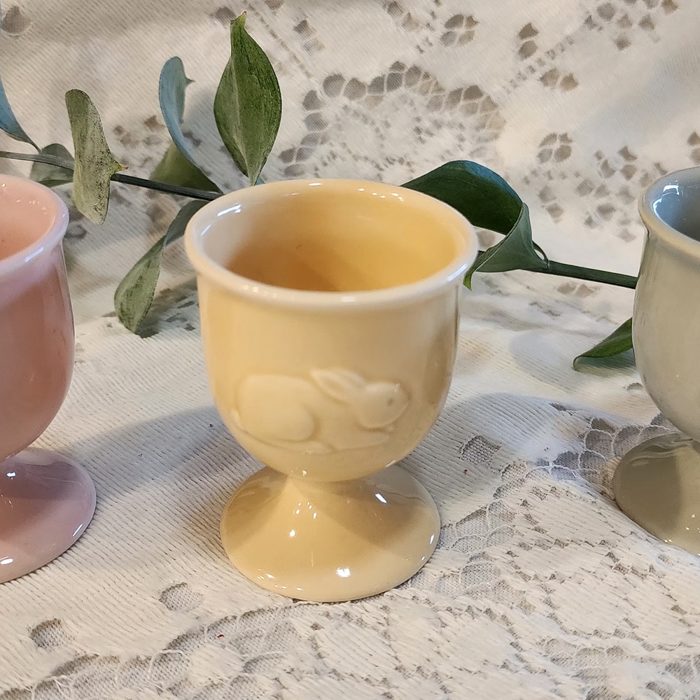 Hallmark Cream Ceramic Egg Cup
